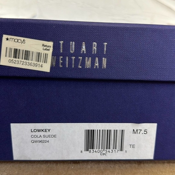 Stuart Weitzman, black leather ankle boots, Silver Zippers 7.5 - Picture 7 of 7